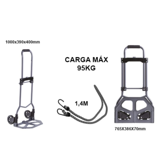Carretilla Almacén Plegable 95KG CAR95 N05