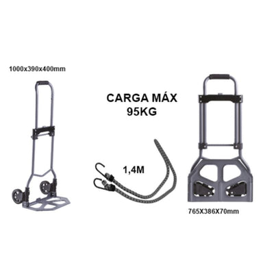 Carretilla Almacén Plegable 95KG CAR95 N05