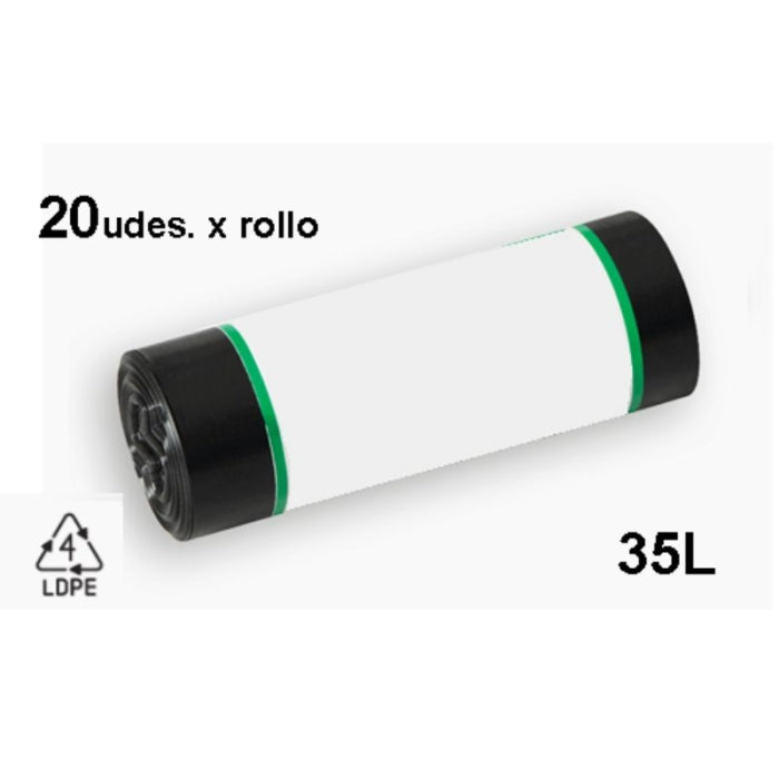 Bolsa de Basura Cierrafacil Eco 52X60 20UDS 28273 ferrotech