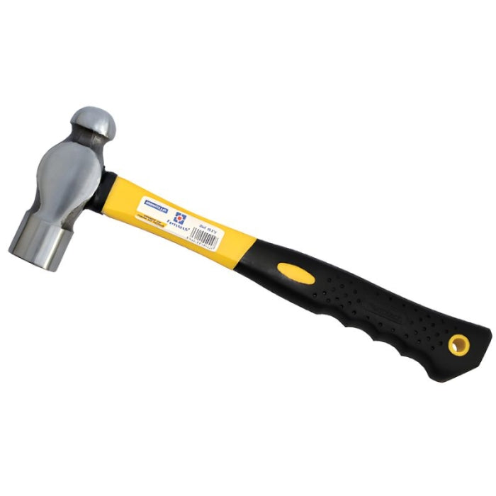 Martillo bola 400grs. Mango fibra vidrio. Amarillo 26949 Ferrotech