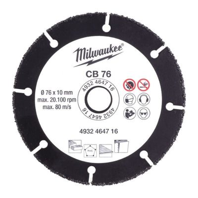 Disco Grano TCT 76MM 4932464716 MILWAUKEE