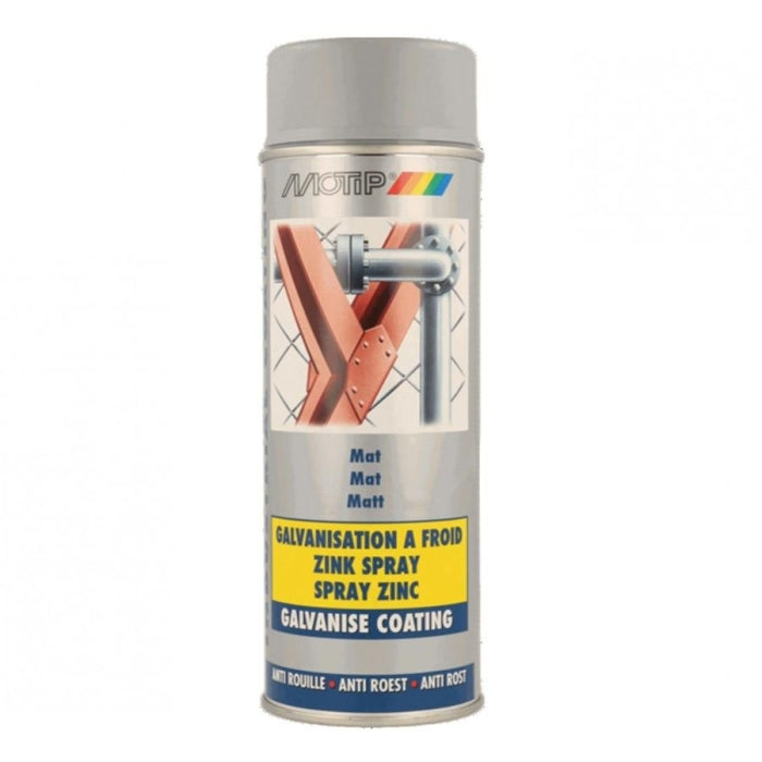 Spray AluZinc Brillo Galvanizado 500ML MOTIP