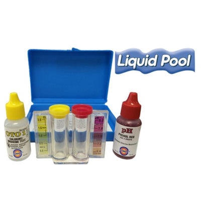 Kit Test para Análisis del agua PH y CL LQP-006 Liquid Pool
