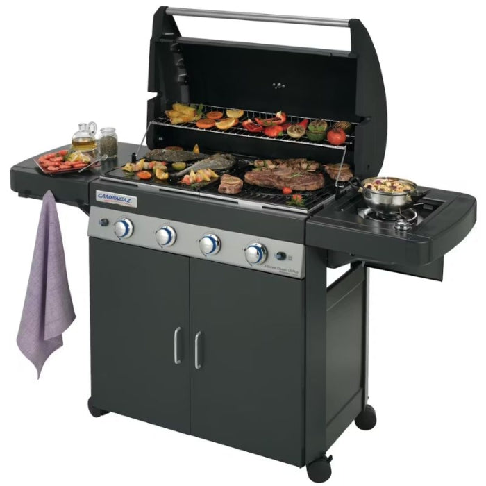 Barbacoa A Gas 4 Quemadores Classic Ls Plus Dark 12.800 + 2.300 W 2000031360 CAMPINGAZ