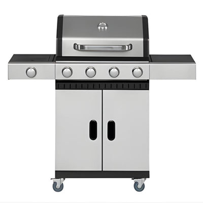 Barbacoa Gas 4 Fuegos Con Quemador Lateral IRONSIDE GARDEN