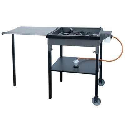 Plancha Paellera A Gas Con Ruedas 77X53X90 CM FLORES CORTES