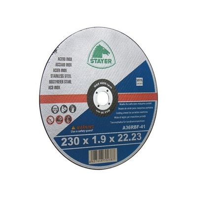 Disco de Corte Extrafino 230mm Inox STAYER