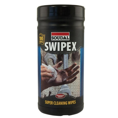 Toallitas Limpiadoras Desengrasantes SWIPEX (100 uds) SOUDAL