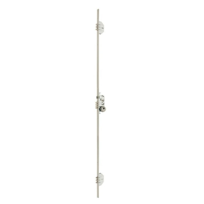 Cerradura de Embutir MCM 701-3 40mm 30+30 PLATA