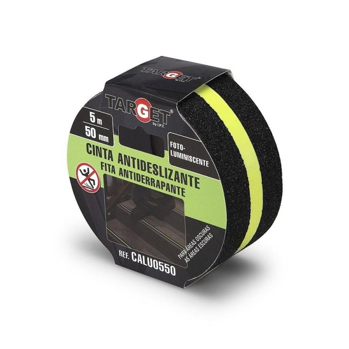Cinta Antideslizante Luminiscente 5mx50mm TARGET