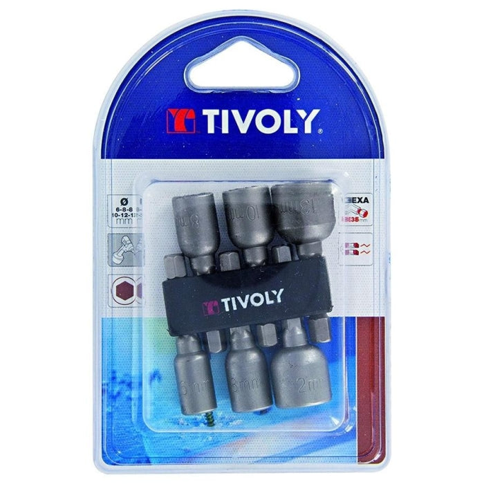 Juego de 6 Llaves de Vaso 11501920001 TIVOLY