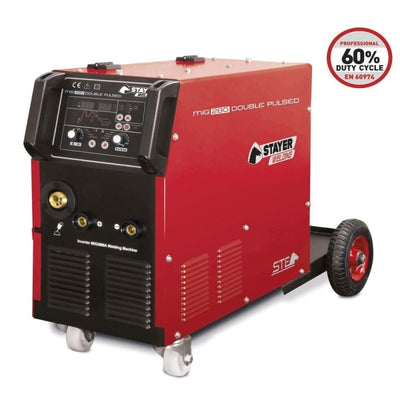 Equipo de Soldadura Inverter Industrial MIG/MAG MIG280 DOUBLE PULSED STAYER
