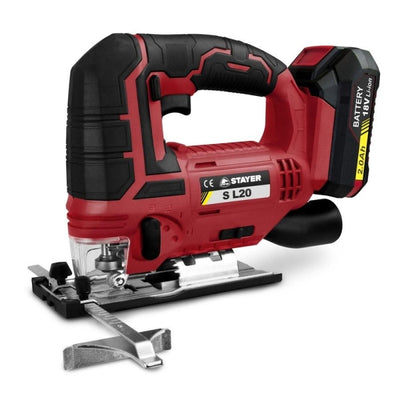 Sierra Caladora 18V + 2 Baterías 2,0Ah + Cargador S L2022 STAYER