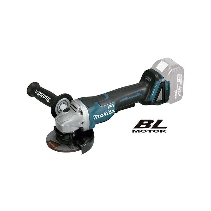 Makita Dga458Z Miniamoladora 18V 115Mm Bl Palanca
