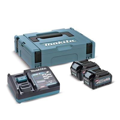 Kit de 2 baterías 40V + Cargador Rápido + Maletín 191J81-6 MAKITA