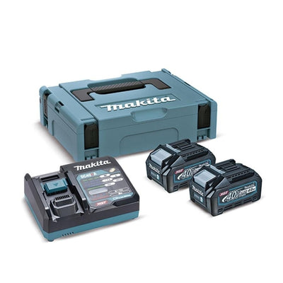 Kit de 2 baterías 40V 4Ah + Cargador Rápido + Maletín 191J97-1 MAKITA