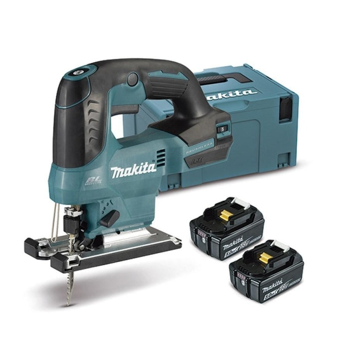 Sierra de Calar 18V LXT 5,0Ah + 2 Baterías + Cargador + Makpac DJV184RTJ MAKITA
