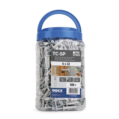 Bote Tacos Clavables para Pladur 6x40mm TC-SP EP INDEX