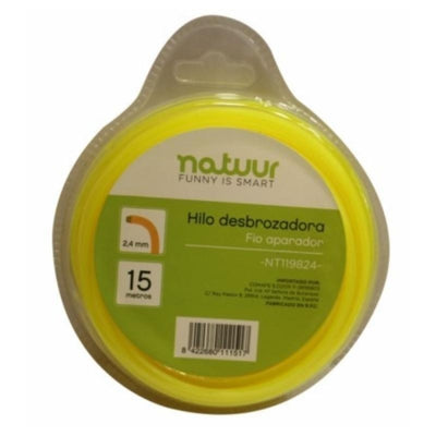 Hilo Desbrozador Cuadrado Nylon 2,4MM 15MT NATUUR