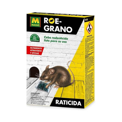 Raticida 150gr Cereales ROE-GRANO