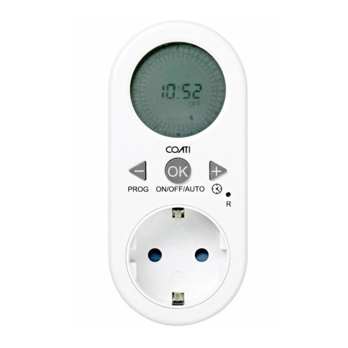 Programador Eléctrico Digital Blanco COATI