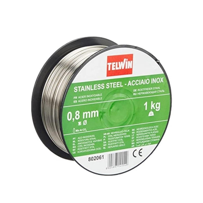 Bobina de Hilo de Acero INOX 1KG 0,8MM 802061