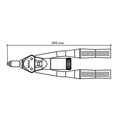 Remachadora Manual BM-160 BRALO