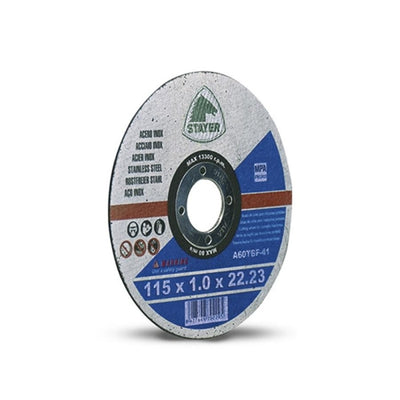 Disco de Corte Extrafino 115mm Inox STAYER
