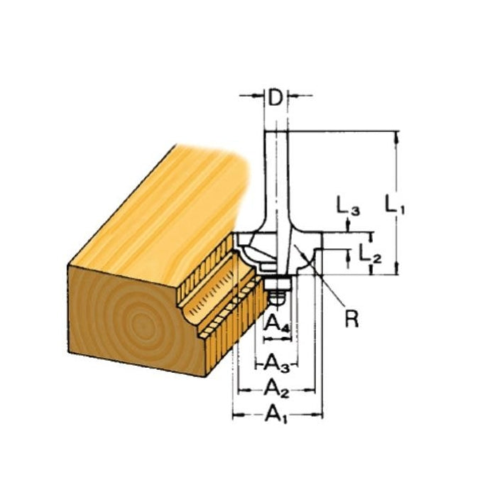MAKITA/FRESA MOLDURA 22-10 MANGO 6