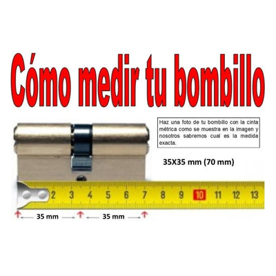 CILINDRO NORMAL TE5 30x45 NIQUEL TESA