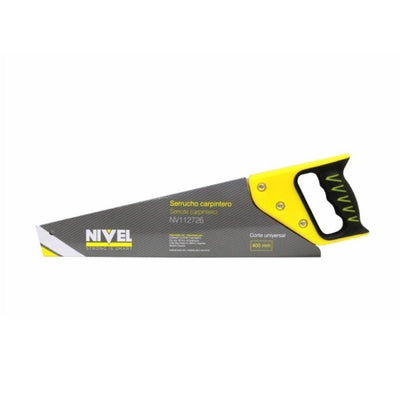 Serrucho de Carpintero para Madera 400mm NIVEL