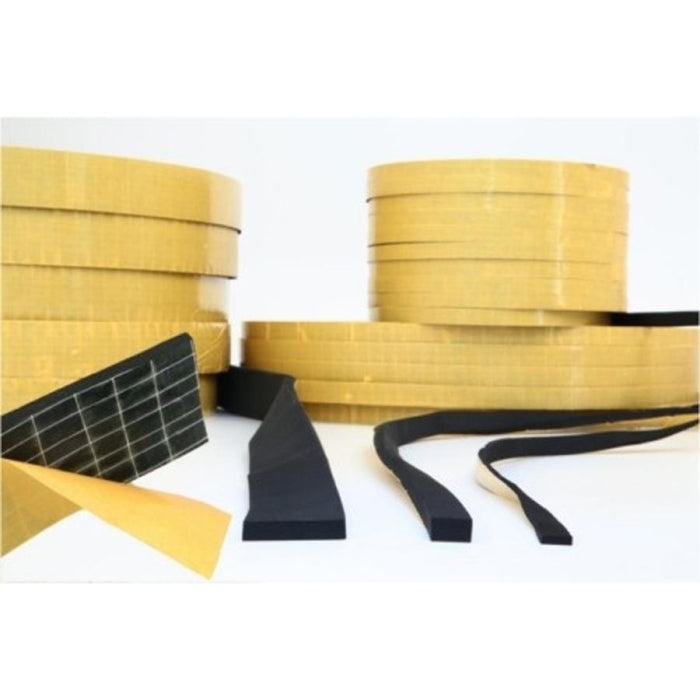 RUBERTEC NEGRO ADHESIVO 20X5