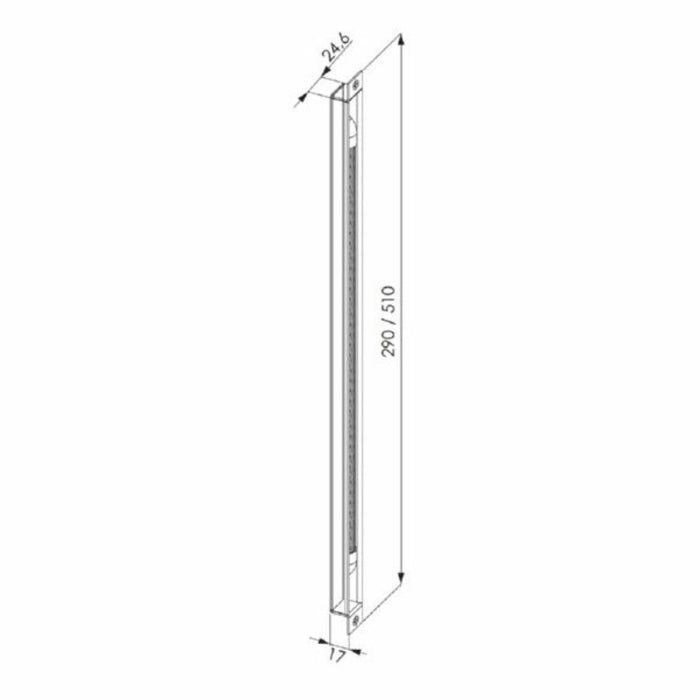Pasacables Embutido 290 mm DORCAS X2