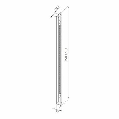 Pasacables Embutido 290 mm DORCAS X2