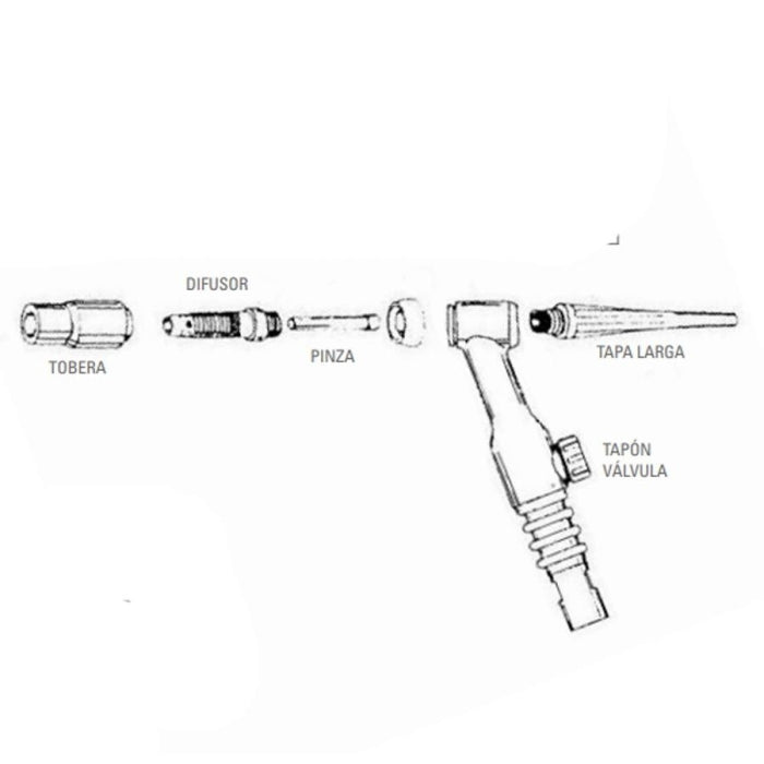 TOBERA CERAMICA FT-17-8MM