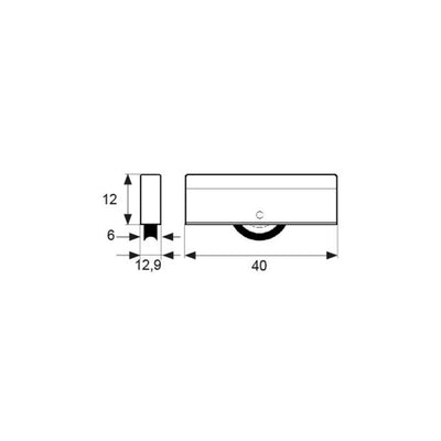Rodamiento Aluminio CO-1B 39X15mm 68232 MICEL