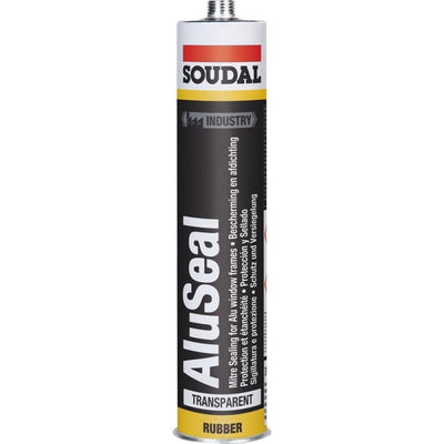 Sellador ALUSEAL a Base de Caucho para Cortes a Inglete SOUDAL 310ml