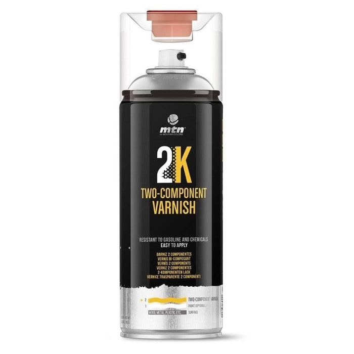 Spray de Barniz 2K Brillo 400ml MTN