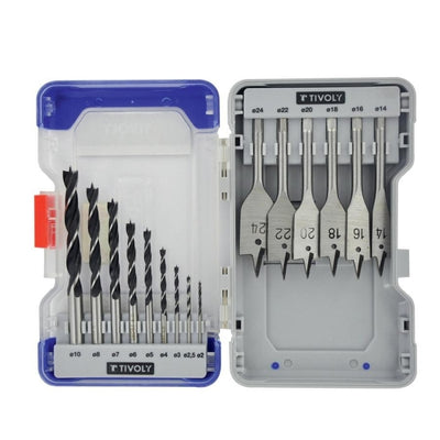 Estuche de Brocas para Madera 15 uds 10802470001 TIVOLY