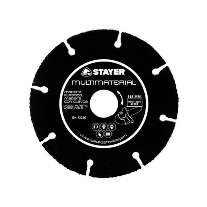 Sierra Circular Profesional de 125mm CP 125 + Disco Multimaterial STAYER