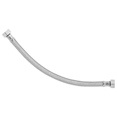 Latiguillo Fontanería H1/2''-H1/2'' 25cm INOX/CAUCHO S&M