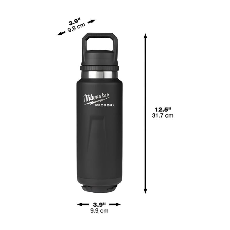 Botella Negra PackOut De 1065ML 4932493468 MILWAUKEE