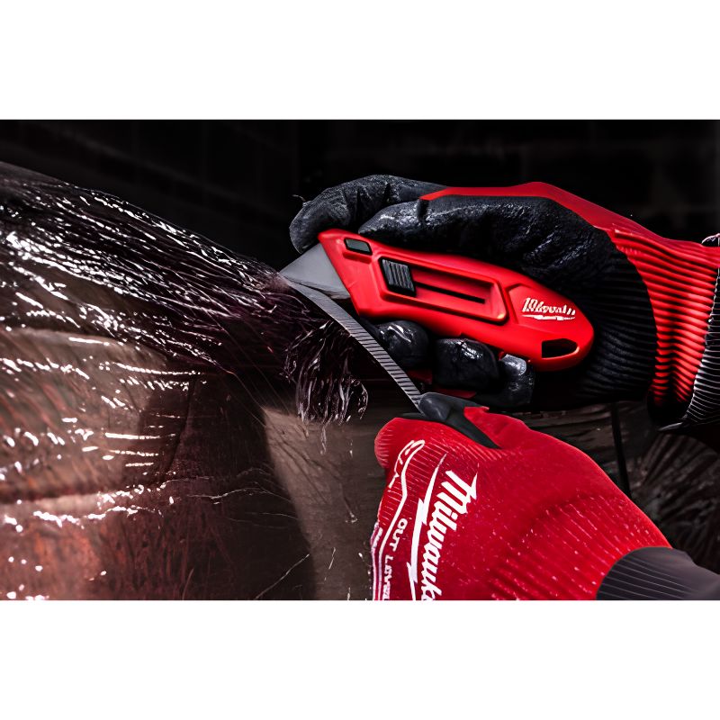 Cuchillo Retráctil Compacto Milwaukee con Pelacables y Almacenamiento de Hojas - Ref. 4932492379