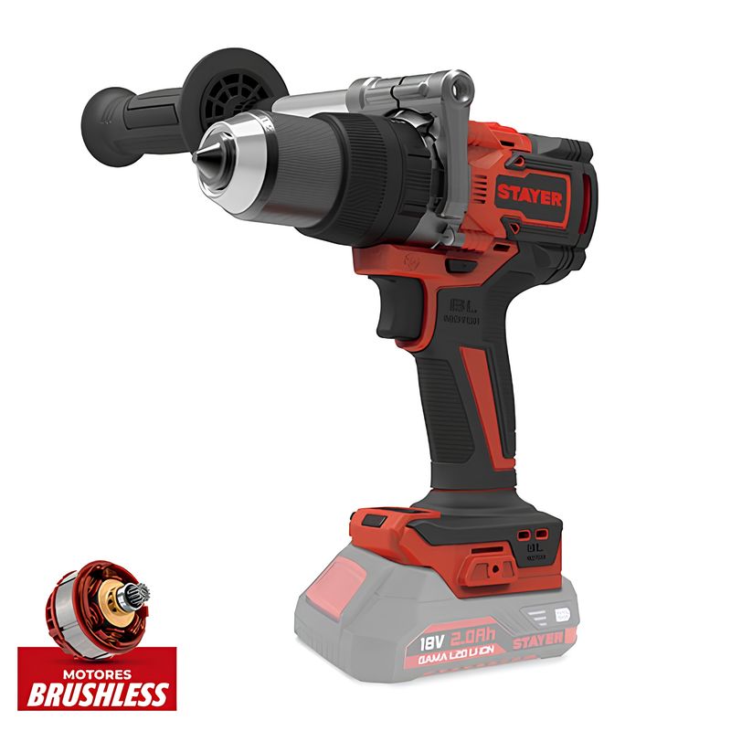 Lote Taladro Atornillador Brushless Stayer - 1,3625