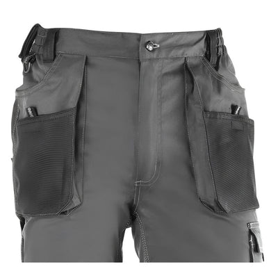 Pantalón Multibolsillo Flex Gris/Negro Juba - 171