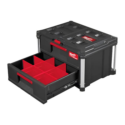 Cajonera Milwaukee PACKOUT™ de 2 Cajones - Ref. 4932472129
