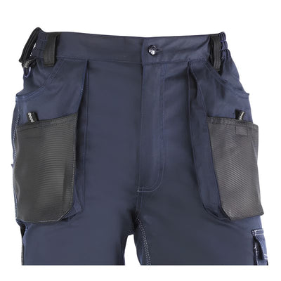 Pantalón Multibolsillo Flex Azul Marino/Negro Juba - 181