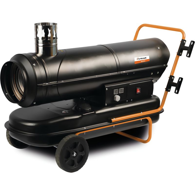 Calefactor Diésel UNICRAFT DHG 50 K 50 kW con Extracción de Humos y Termostato Digital - 6531050