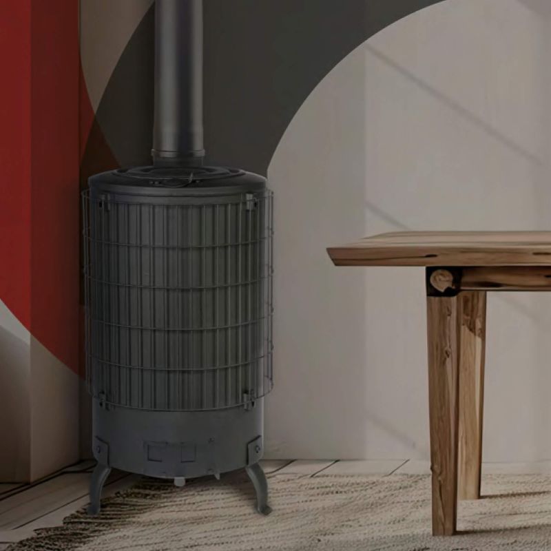 Estufa de Leña THECA L4 Económica 7,4 kW Ø120 mm - Ref. 6500524