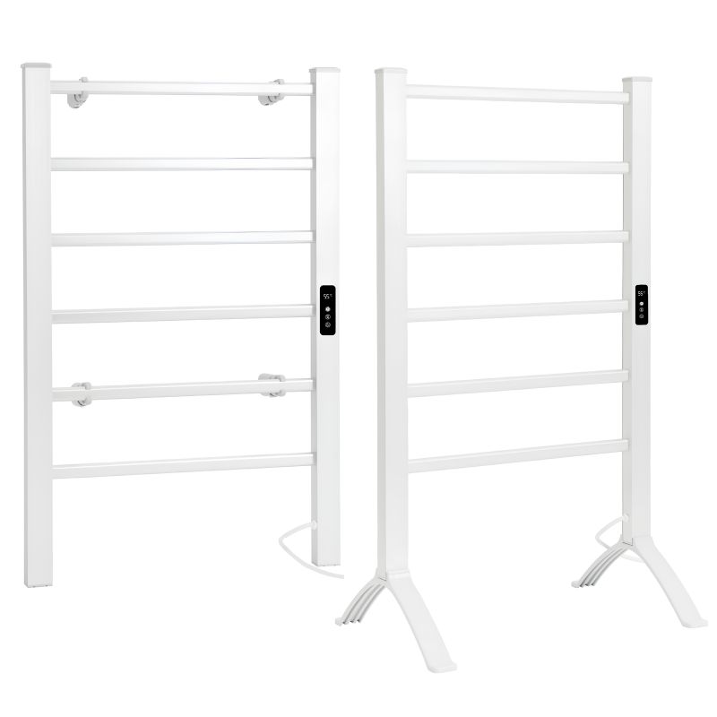 Toallero Eléctrico 2 en 1 Hadim con Temporizador 100 W Blanco - 301035005